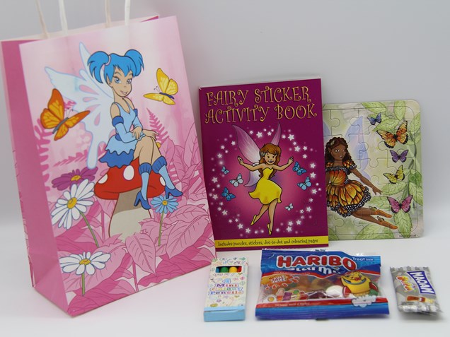 Fairy Paper Party Bag 3 X Fillings