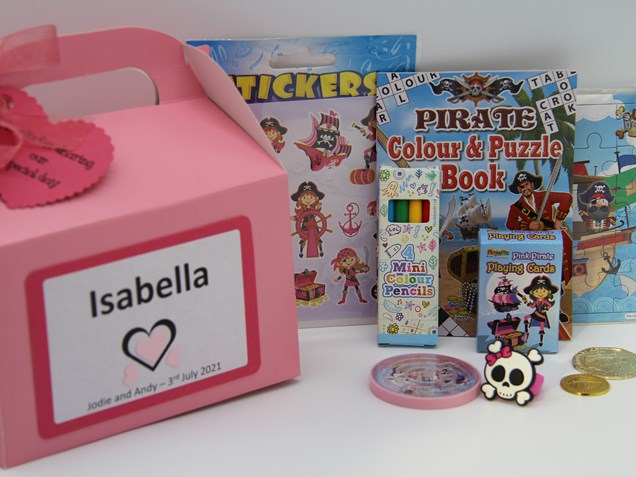 Pink Pirate  - Kids wedding box image