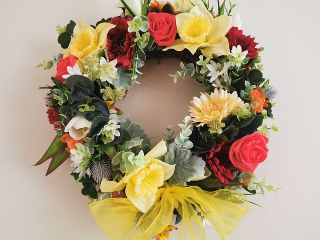 Artificial Spring/Easter wreath  image