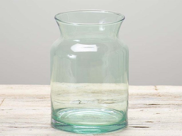 Recycled Slim Neck Glass Vase image